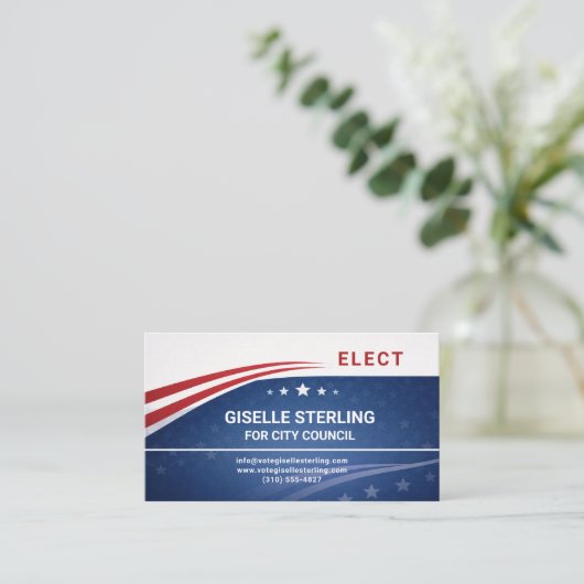 Election Campaign Voter 名刺 (スタンド正面)