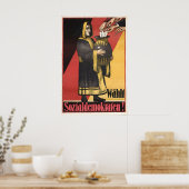 Election Poster 1920s German Labour Party SPD Wall ポスター (キッチン)
