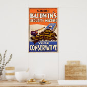 Election Poster British Conservative Party Smoke ポスター (キッチン)