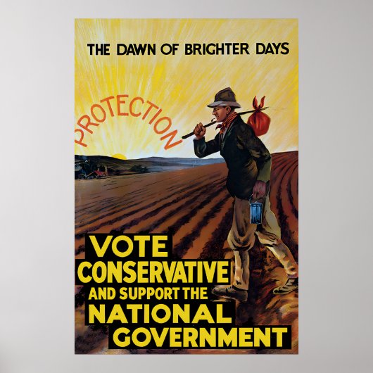 Election Poster British Conservative Party The ポスター (正面)