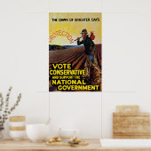 Election Poster British Conservative Party The ポスター (キッチン)