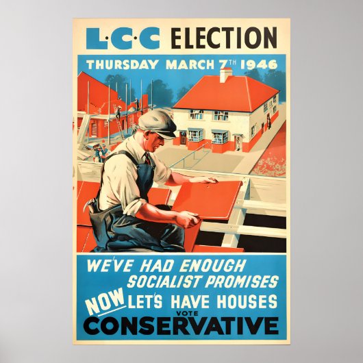 Election Poster British Conservative Party We had ポスター (正面)