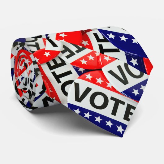 Election Voting Pins ネクタイ (ロール)