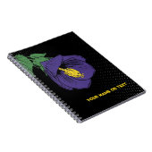 Electric Abutilon 'Violetta': 偽物 ノートブック (右側)