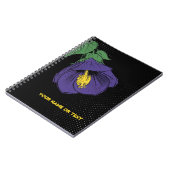 Electric Abutilon 'Violetta': 偽物 ノートブック (左側)