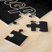 Electric Ax Wings ADD NAMEギタリストギターショップ ジグソーパズル (側面)