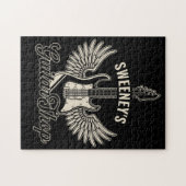 Electric Ax Wings ADD NAMEギタリストギターショップ ジグソーパズル (横)