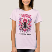 Electric Black Widow Spider Tシャツ (正面)