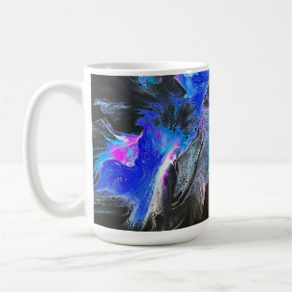 Electric Bloom Abstract Coffee Mug コーヒーマグカップ