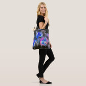 Electric Bloom Abstract Tote Bag トートバッグ (モデル)