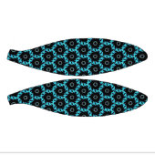 Electric Blue Mandala ミニバスケットボール (パネル)