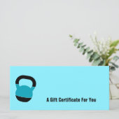 Electric-Blue Performance Gift Certificate (スタンド正面)