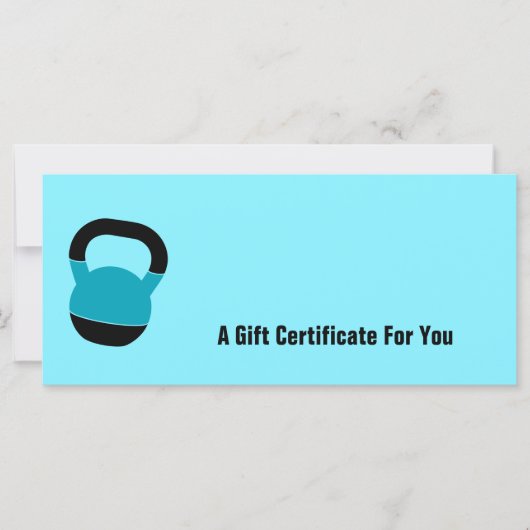 Electric-Blue Performance Gift Certificate (正面)