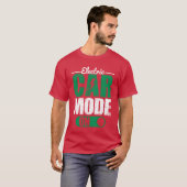 Electric Car Mode On EV Driver Electric Vehicle fu Tシャツ (正面フル)