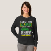Electric Cars emit compliments Battery Electric Ve Tシャツ (正面フル)