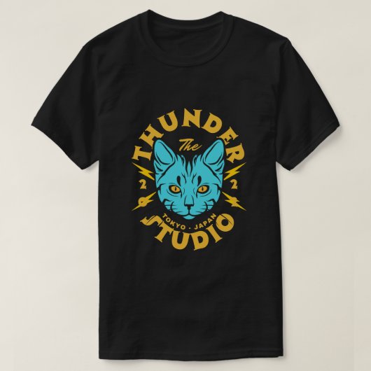 Electric Cat Studio Tシャツ (デザイン正面)