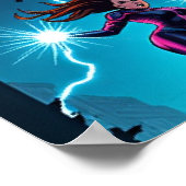 Electric Chaos Pop Art Poster ポスター (角)