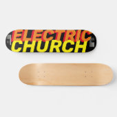 ELECTRIC CHURCH JMT7 3/4" スケートボードデッキ (横)