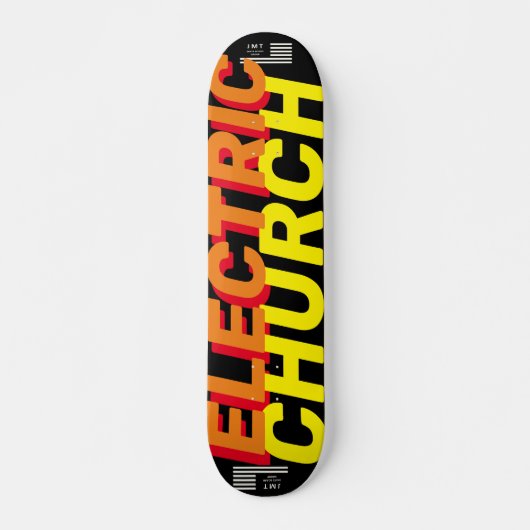 ELECTRIC CHURCH JMT7 3/4" スケートボードデッキ (正面)