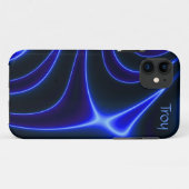 Electric Cobalt Blue抽象芸術iPhone 5ケース Case-Mate iPhoneケース (裏面(横))