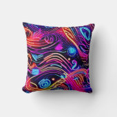 Electric Color Burstデザイン クッション (正面)