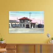 Electric DepotNapa、CAの外観 キャンバスプリント (インサイチュ (リビング))