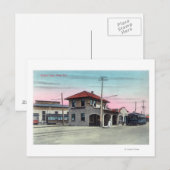 Electric DepotNapa、CAの外観 ポストカード (正面/裏面)