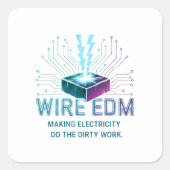 Electric Discharge Machining Phone Case スクエアシール (正面)