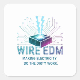 Electric Discharge Machining Phone Case スクエアシール