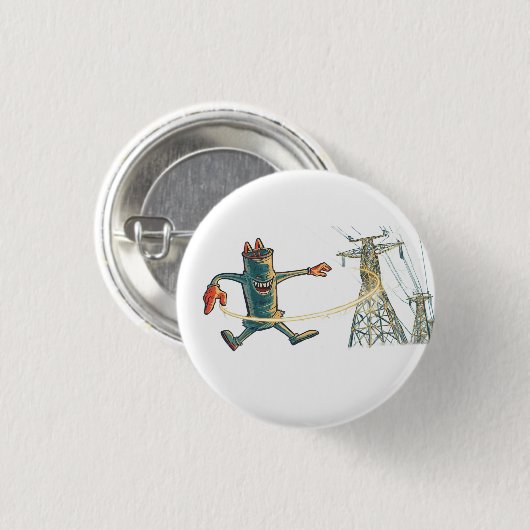 Electric Discotech 缶バッジ (正面&裏面)