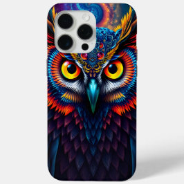Electric Dream Owl iPhone 15 Pro Maxケース