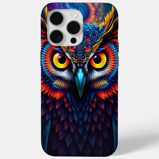 Electric Dream Owl Case-Mate iPhoneケース (裏面)