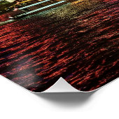 Electric Dreams - Futuristic Shanghai Skyline, A C ポスター (コーナー)