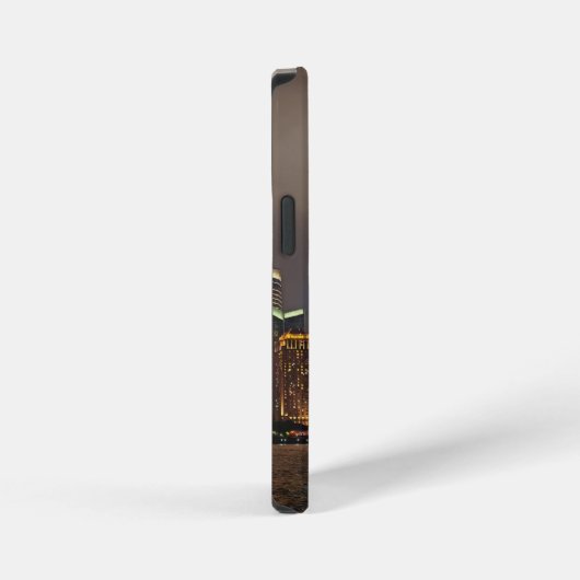 Electric Dreams - Futuristic Shanghai Skyline, A C iPhoneケース (右側面)