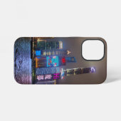 Electric Dreams - Futuristic Shanghai Skyline, A C iPhoneケース (裏面横)