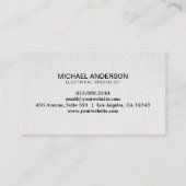 Electric Electrical Electrician Professional  名刺 (裏面)