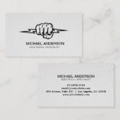 Electric Electrical Electrician Professional  名刺 (正面/裏面)