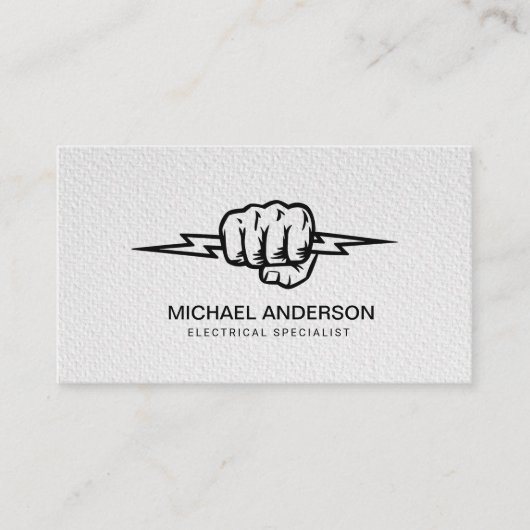 Electric Electrical Electrician Professional  名刺 (正面)