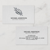 Electric Electrical Electrician Professional  名刺 (正面/裏面)