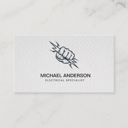 Electric Electrical Electrician Professional  名刺 (正面)