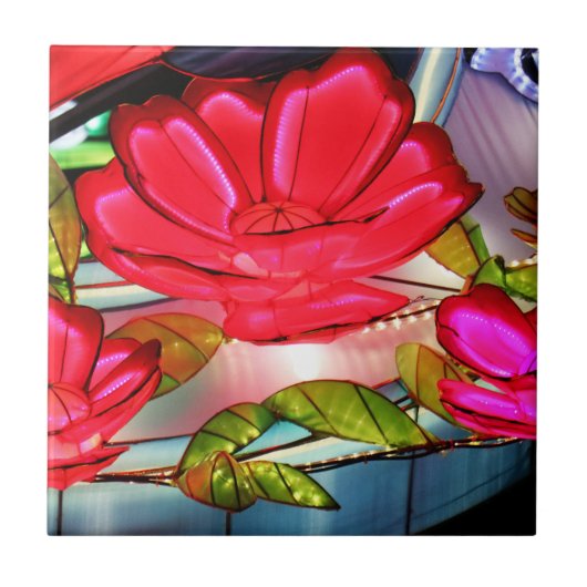 Electric Elegance in Rose  タイル (正面)