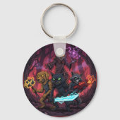 Electric Fantasy Animal Warrior Art キーホルダー (裏面)