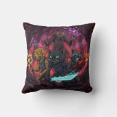 Electric Fantasy Animal Warrior Art クッション (裏面)