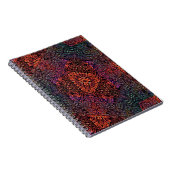 Electric Fractal Kaleidoscope Abstract Design ノートブック (右側)