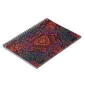 Electric Fractal Kaleidoscope Abstract Design ノートブック (左側)