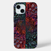 Electric Fractal Kaleidoscope Abstract Design Case-Mate iPhoneケース (裏面)