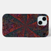 Electric Fractal Kaleidoscope Abstract Design Case-Mate iPhoneケース (裏面 (横))