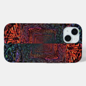 Electric Fractal Kaleidoscope Abstract Design Case-Mate iPhoneケース (裏面 (横))