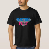 Electric Fury Synthwave Neon Tシャツ (正面)