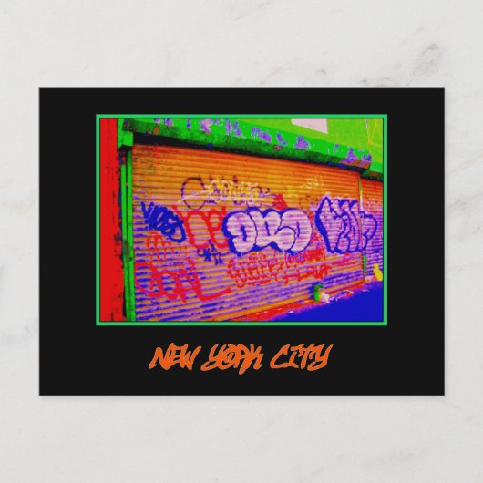 "Electric Graffiti Gates" ポストカード (正面)